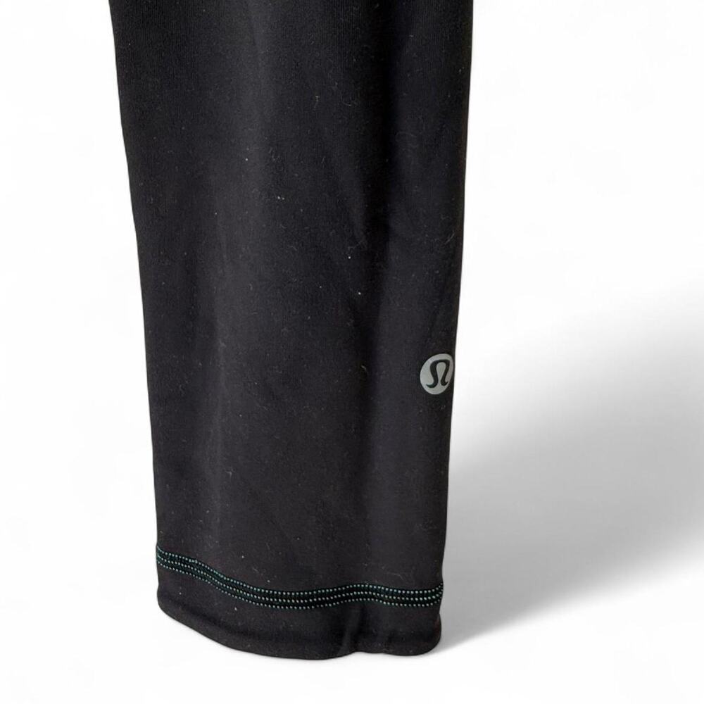 Lululemon leggings women blackgreen stitching - Picture 3 of 7
